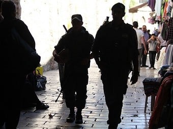 soldiers in Jerusalem