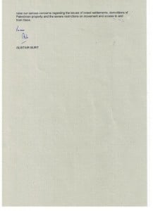 Samer Issawi letter from Alistair Burt Samer Issawi letter from Alistair Burt